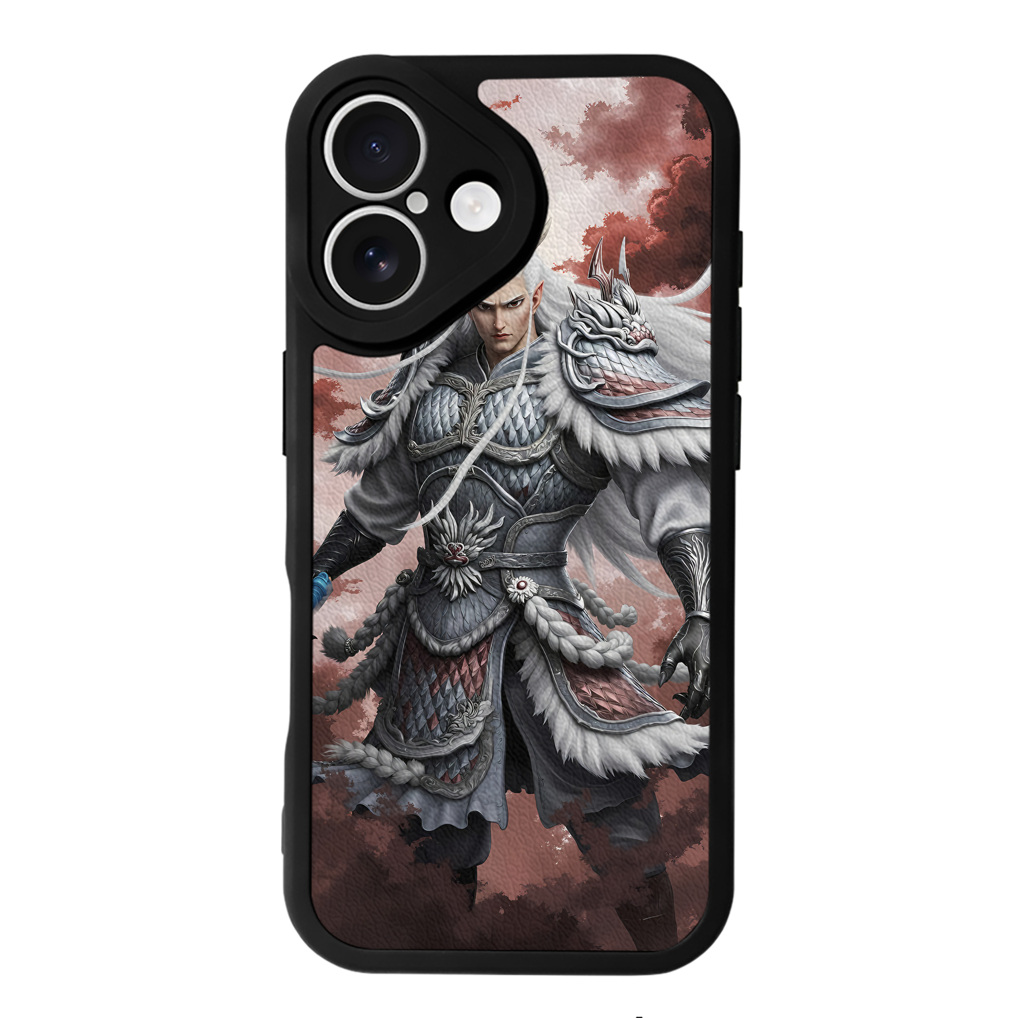 （画像用） Ne Zha 2 ナタ 魔童の大暴れ 【iPhone 16シリーズ対応】シリコンスマホケース（レザー調） 材質：シリコン